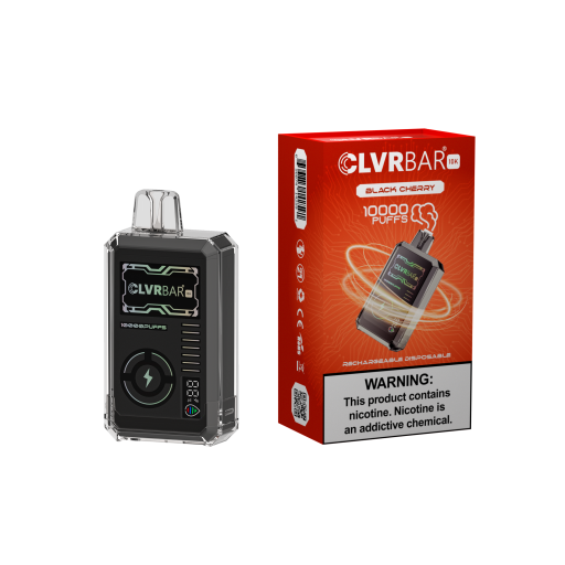 CLVRBAR disposable device 10000 Puffs- Black Cherry